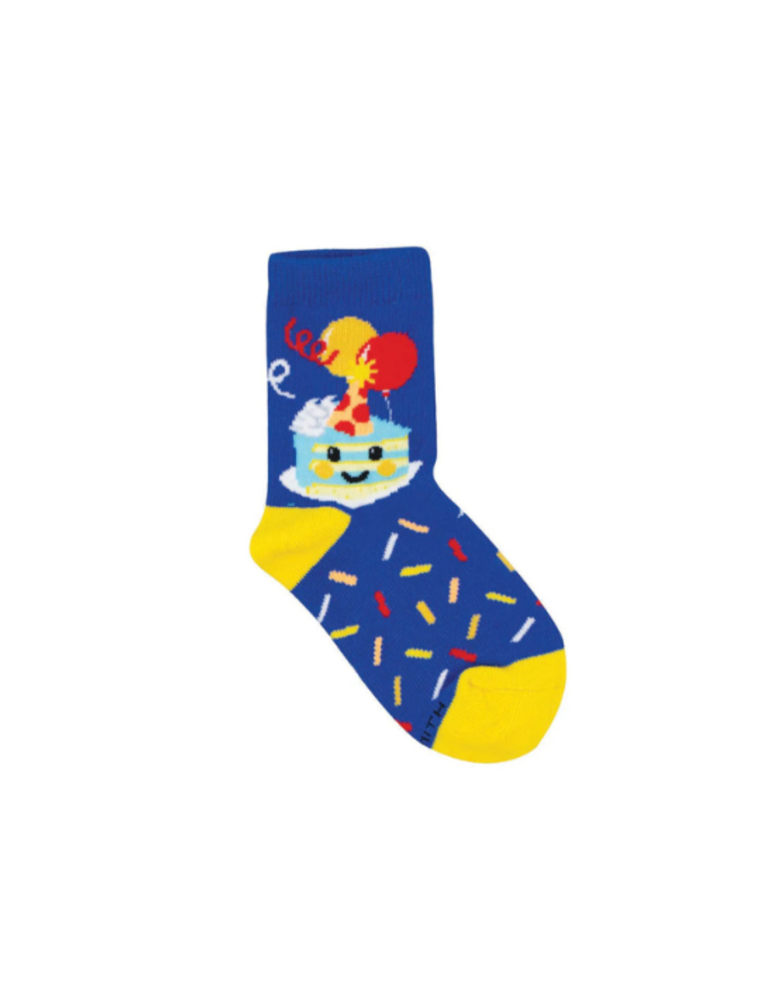 Socksmith Socksmith - Happy Birthday Buddy Blue 2-4yrs