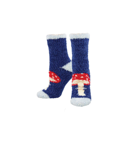 Socksmith Mighty Mushroom Navy S/M