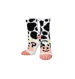 Socksmith Moo Cow White S/M
