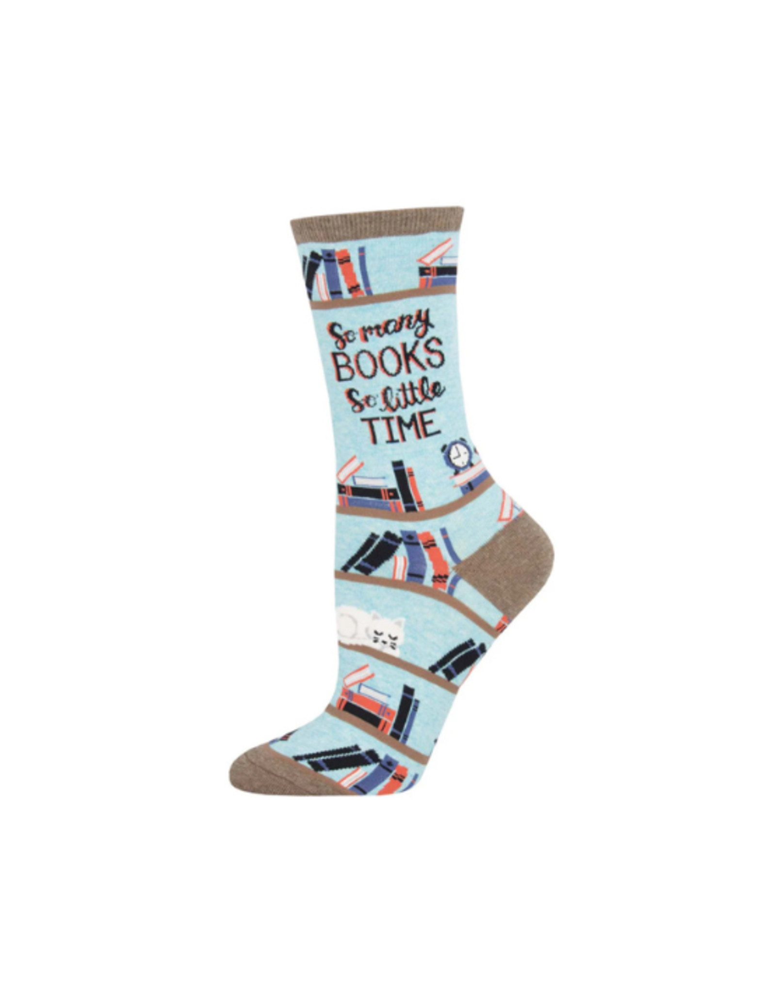 Socksmith Socksmith - Time For A Good Book Blue Heather S/M