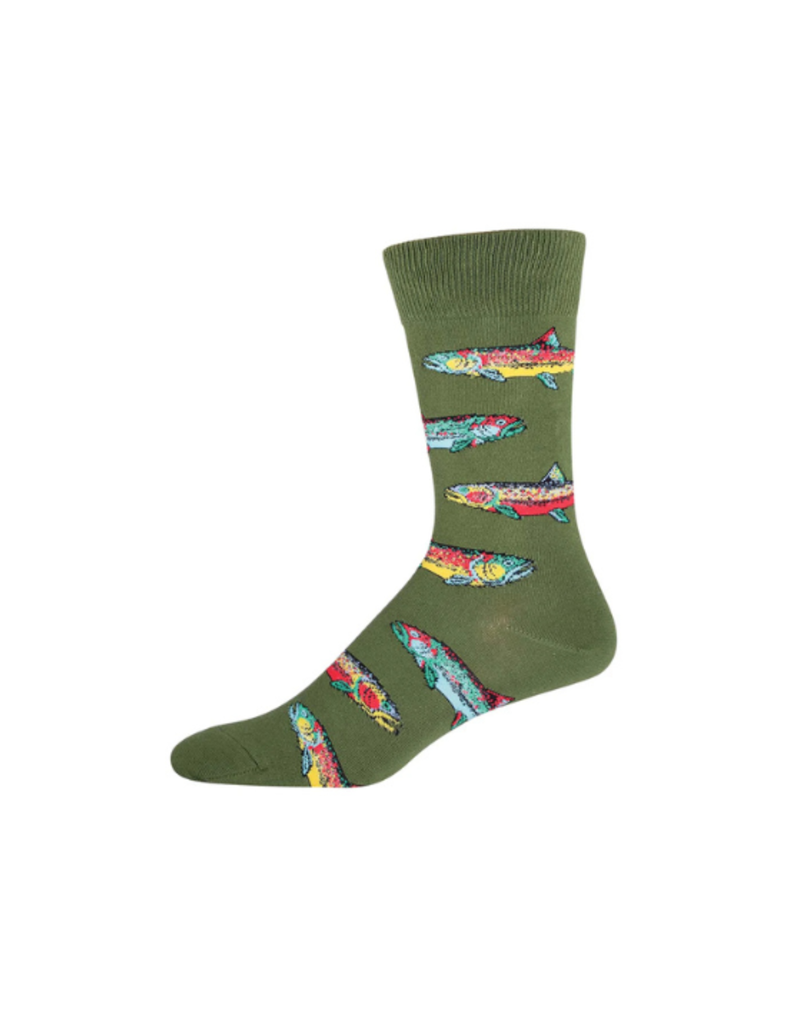 Socksmith Socksmith - Trout Parrot Green L/XL