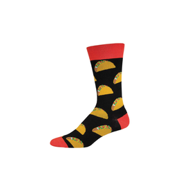 Socksmith Tacos Black L/XL
