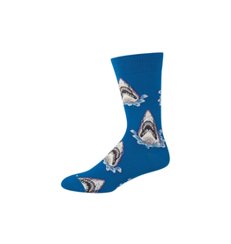 Socksmith Shark Attack Blue L/XL