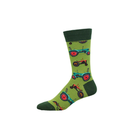 Socksmith Tractors Green L/XL