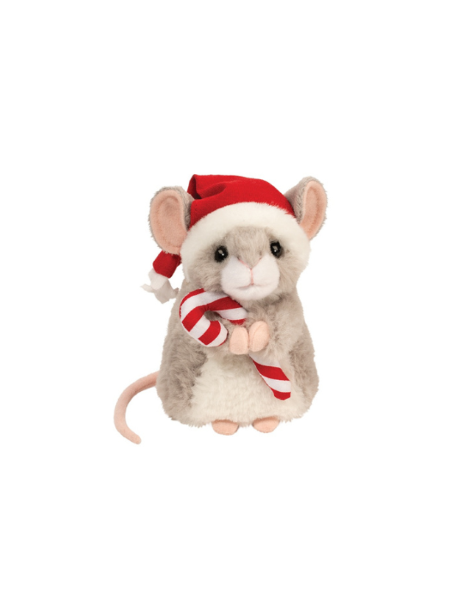 Douglas Douglas - Merrie Mouse with Santa Hat & Candy Cane