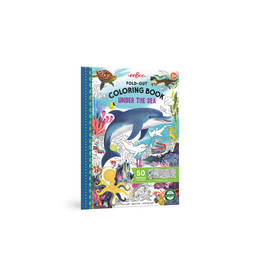 eeBoo Under the Sea Fold-Out Coloring Book