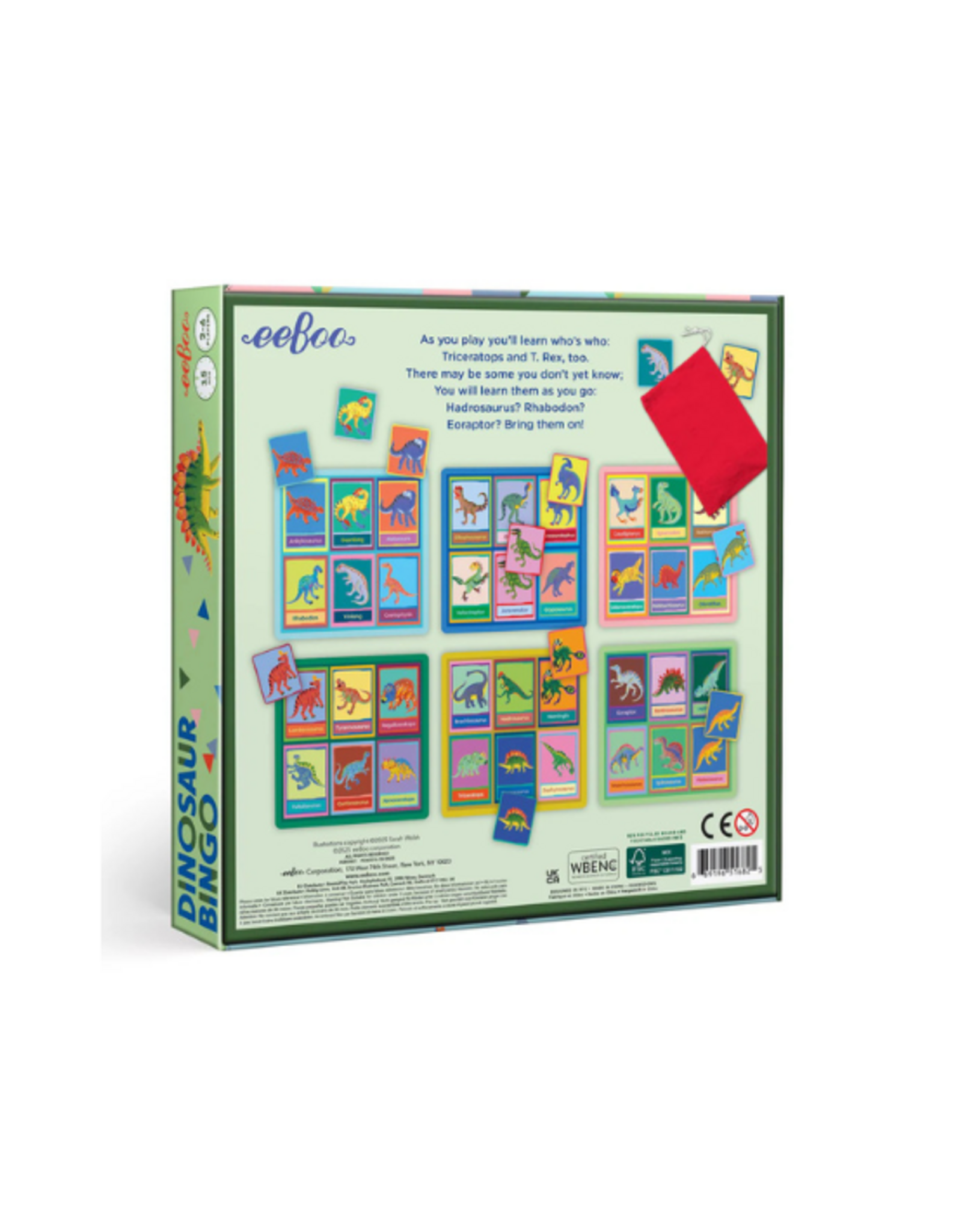 eeBoo eeBoo - Dinosaur Bingo Game