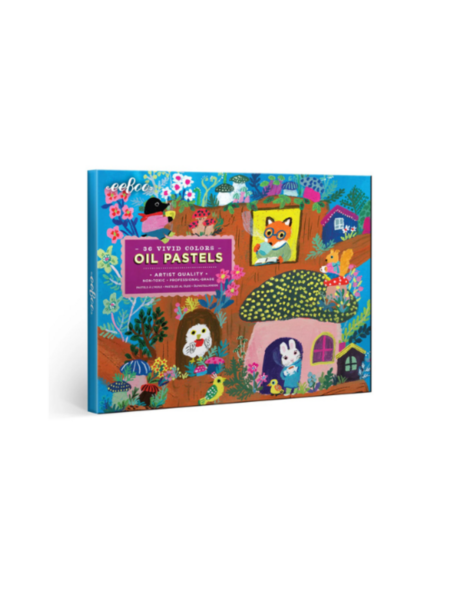 eeBoo eeBoo - Yumi's Mushroom House 36 Oil Pastels