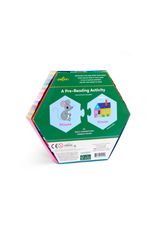 eeBoo eeBoo - Rhyming Words Hexagon Puzzle Pairs