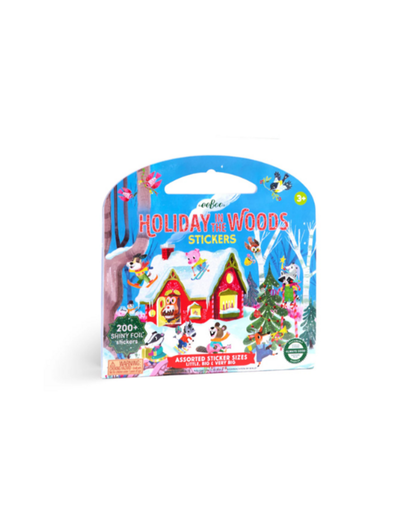 eeBoo eeBoo - Holiday in the Woods Shiny Sticker Book