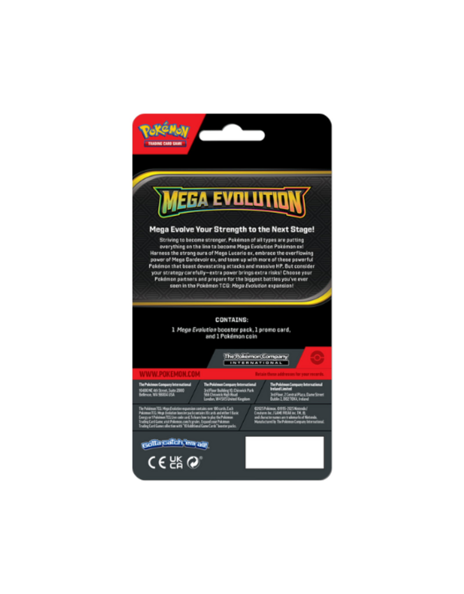 Pokemon TCG Pokemon TCG - Pokemon ME01 Mega Evolution Checklane Blister