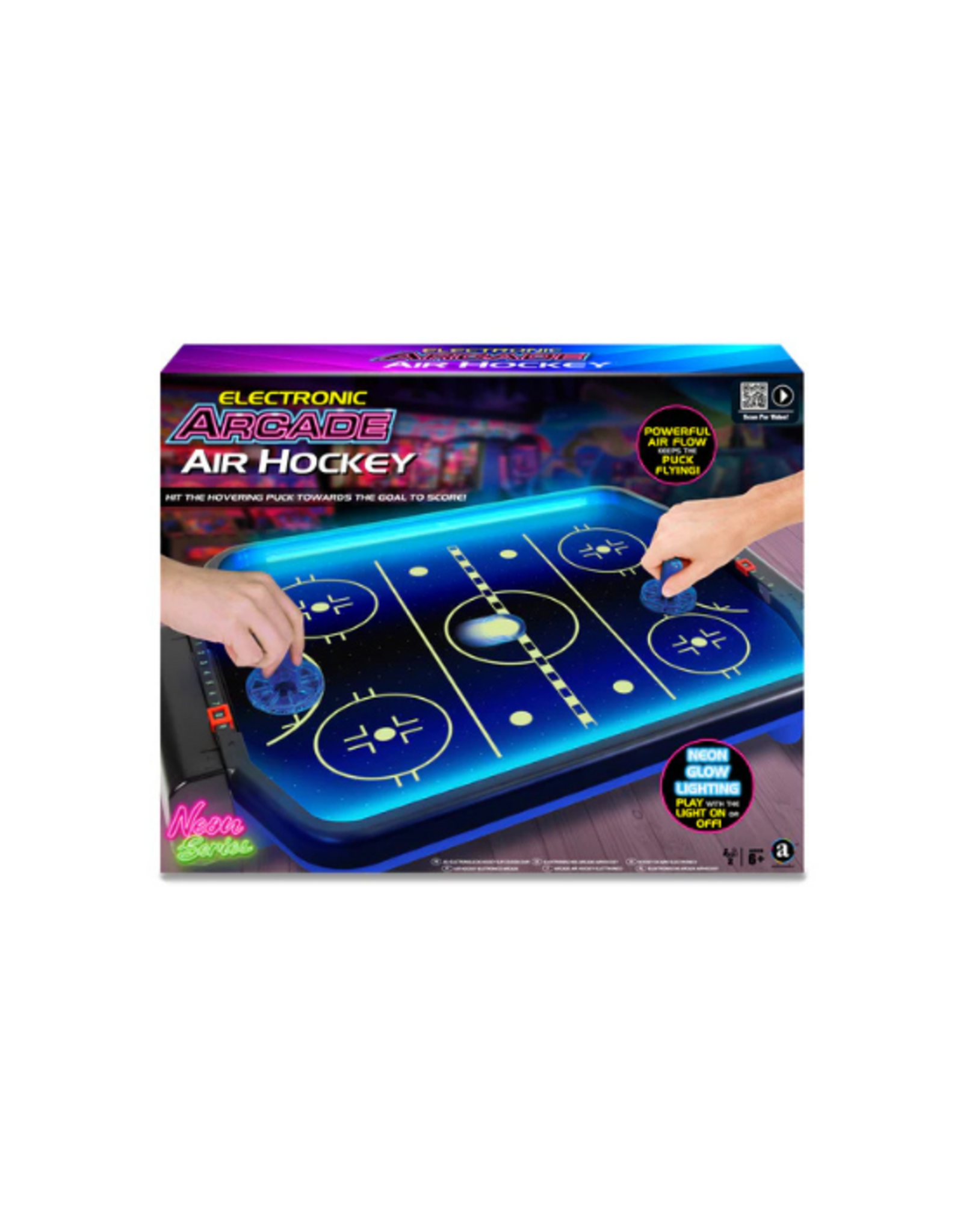 Merchant Ambassador Merchant Ambassador - Electronic Arcade Air Hockey (Neon Series)