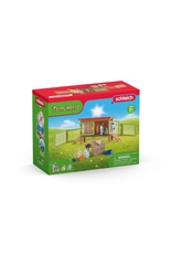 Schleich Schleich - Farm World - 42420 - Rabbit Hutch