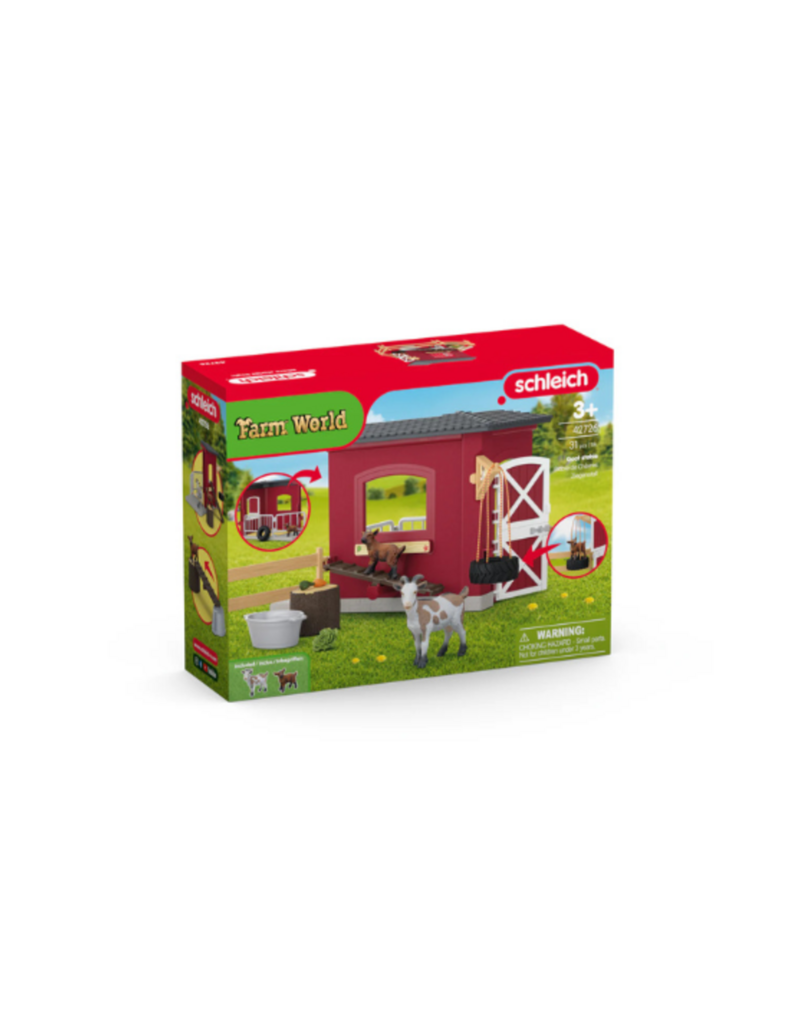 Schleich Schleich - Farm World - 42726 - Goat Stable