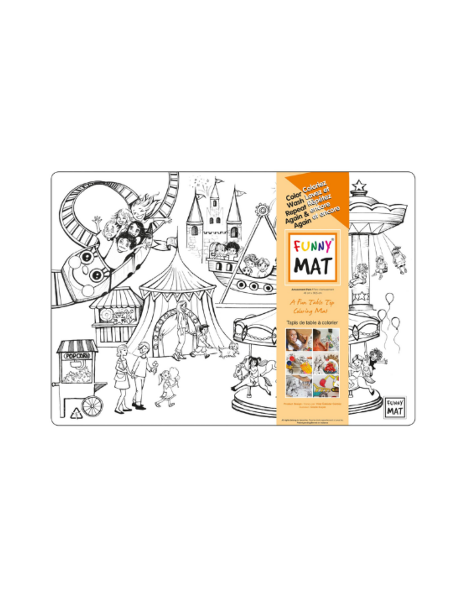 Funny Mat Funny Mat - Clear Mat - Amusement Park