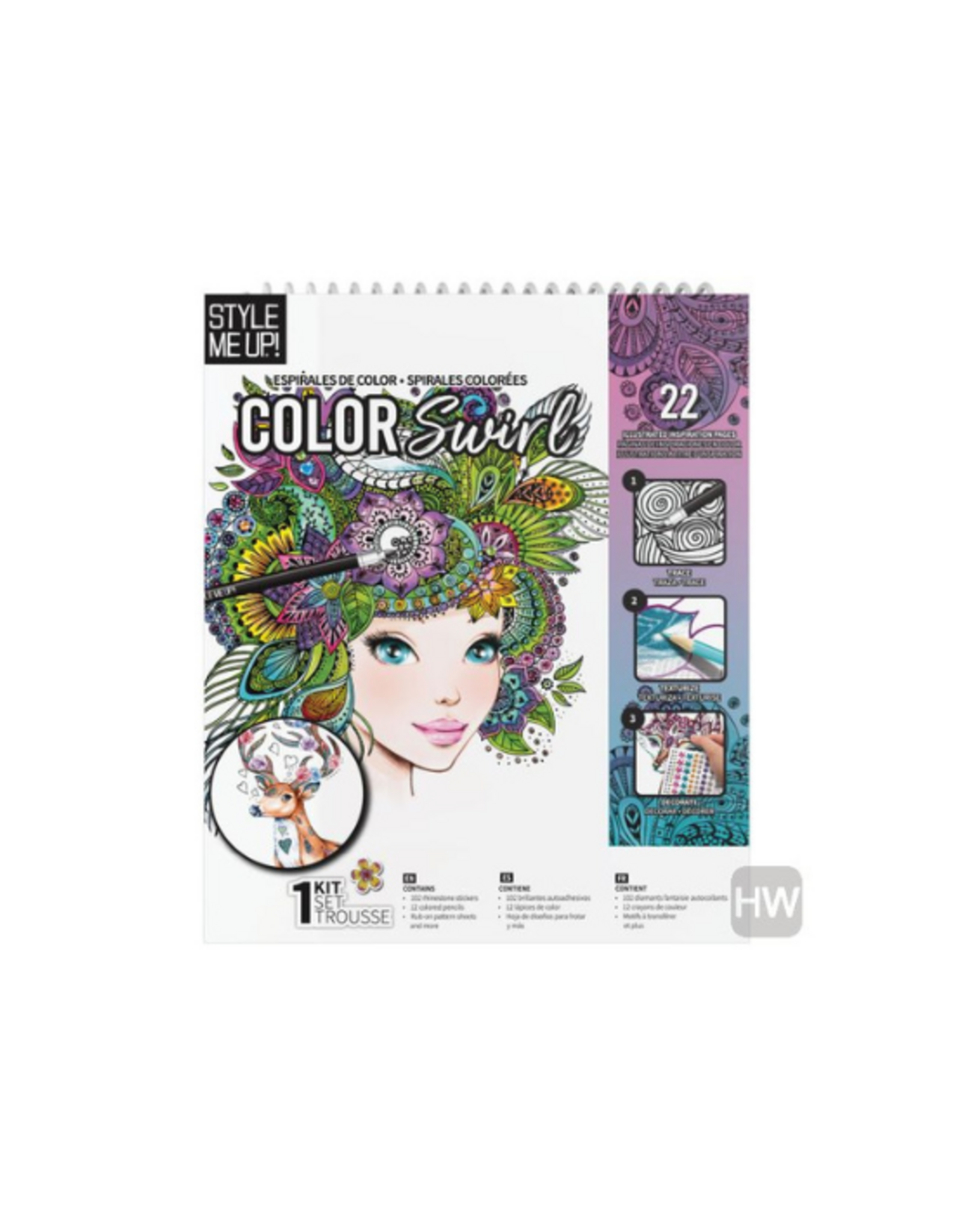 SpiceBox SpiceBox - Style Me Up Art Color Swirl