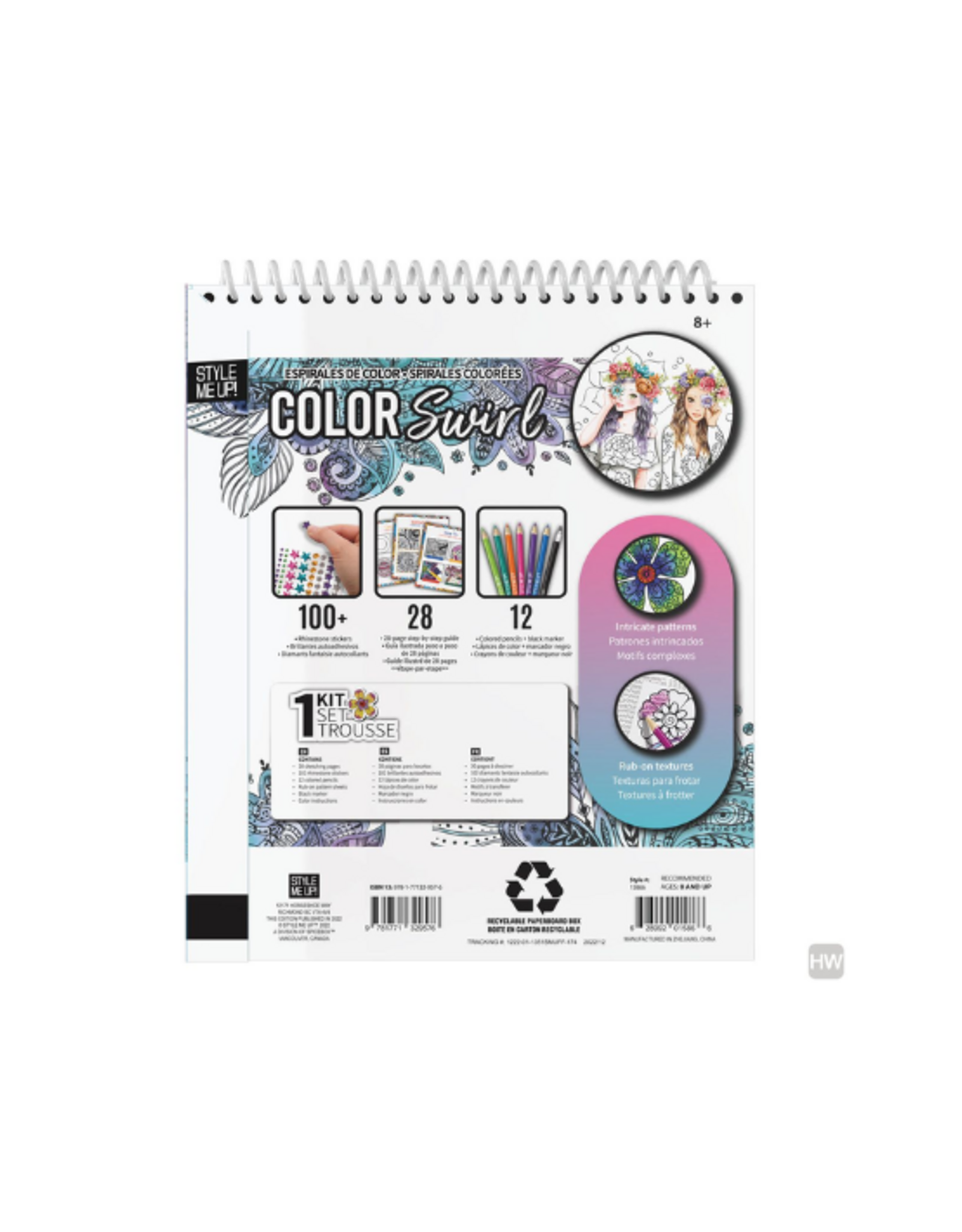 SpiceBox SpiceBox - Style Me Up Art Color Swirl