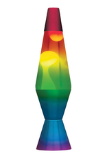 Lava the Original Lava the Original - 14.5" - White\Clear\Tri Colored Globe\Rainbow