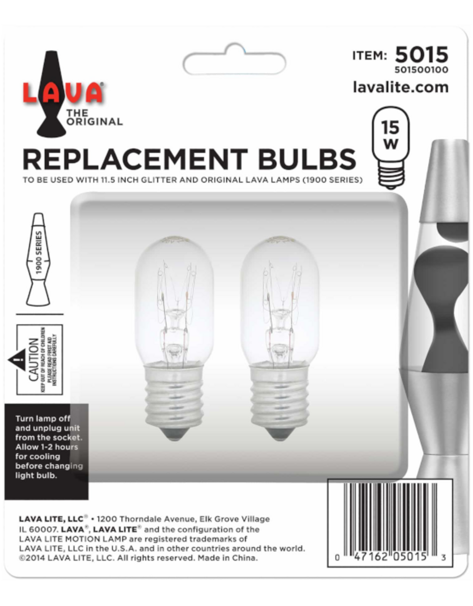 Lava the Original Lava the Original - 15W Replacement Bulbs (2 Pack)