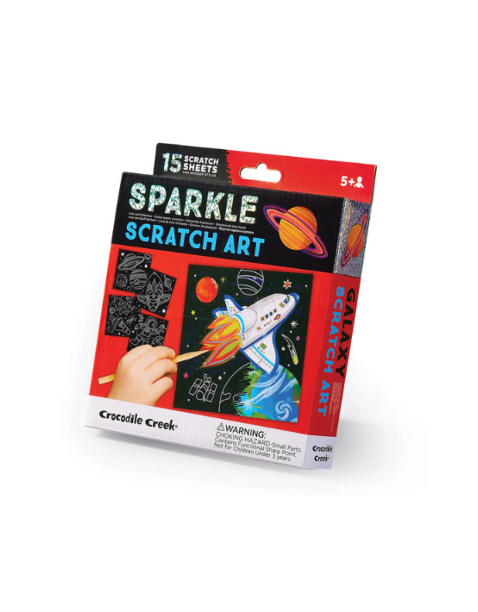 Crocodile Creek - Galaxy Sparkle Scratch Art