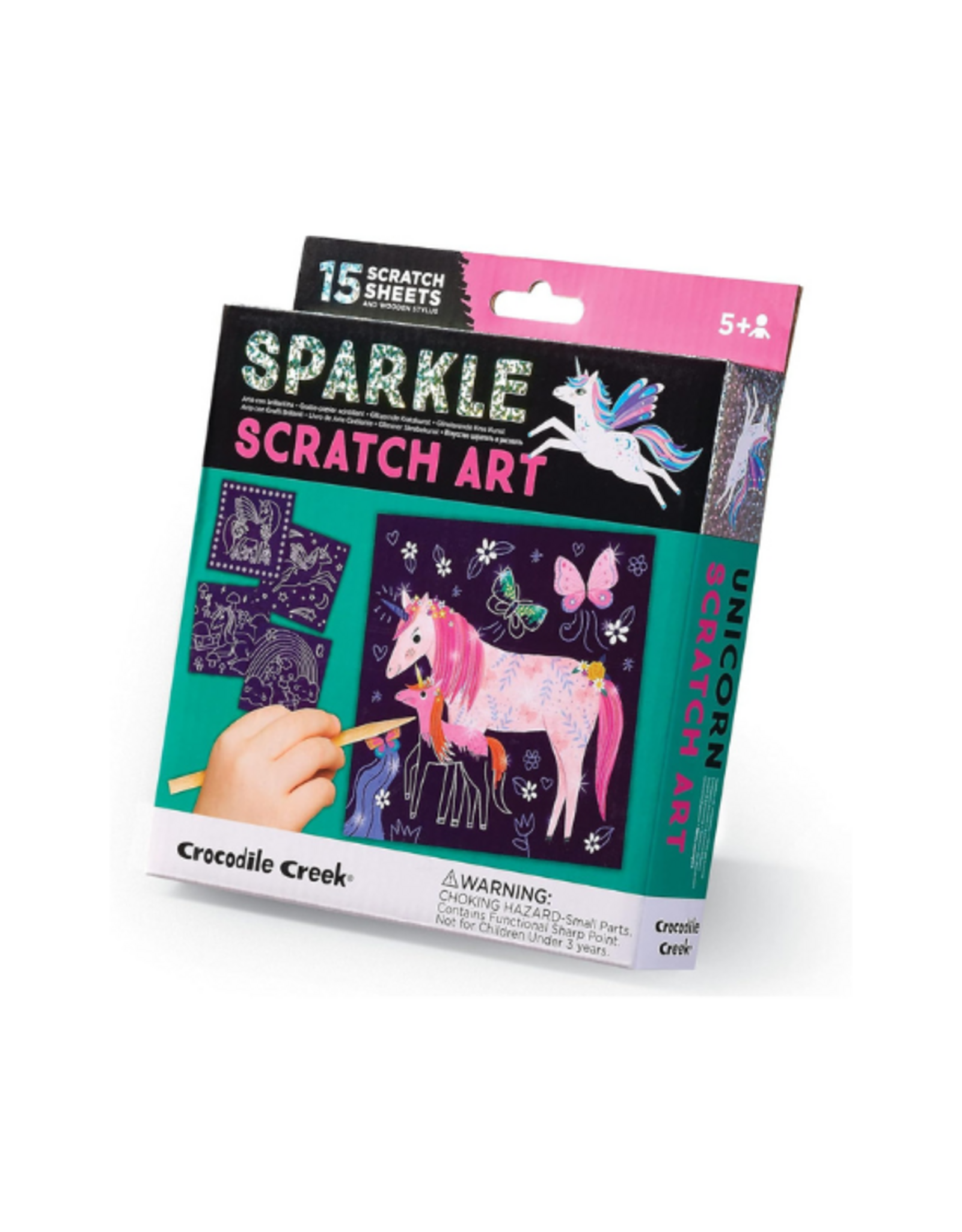 Crocodile Creek - Unicorn Sparkle Scratch Art