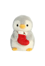 Aurora Aurora - PomPom Penguin™ - 8" Pompom With Stocking