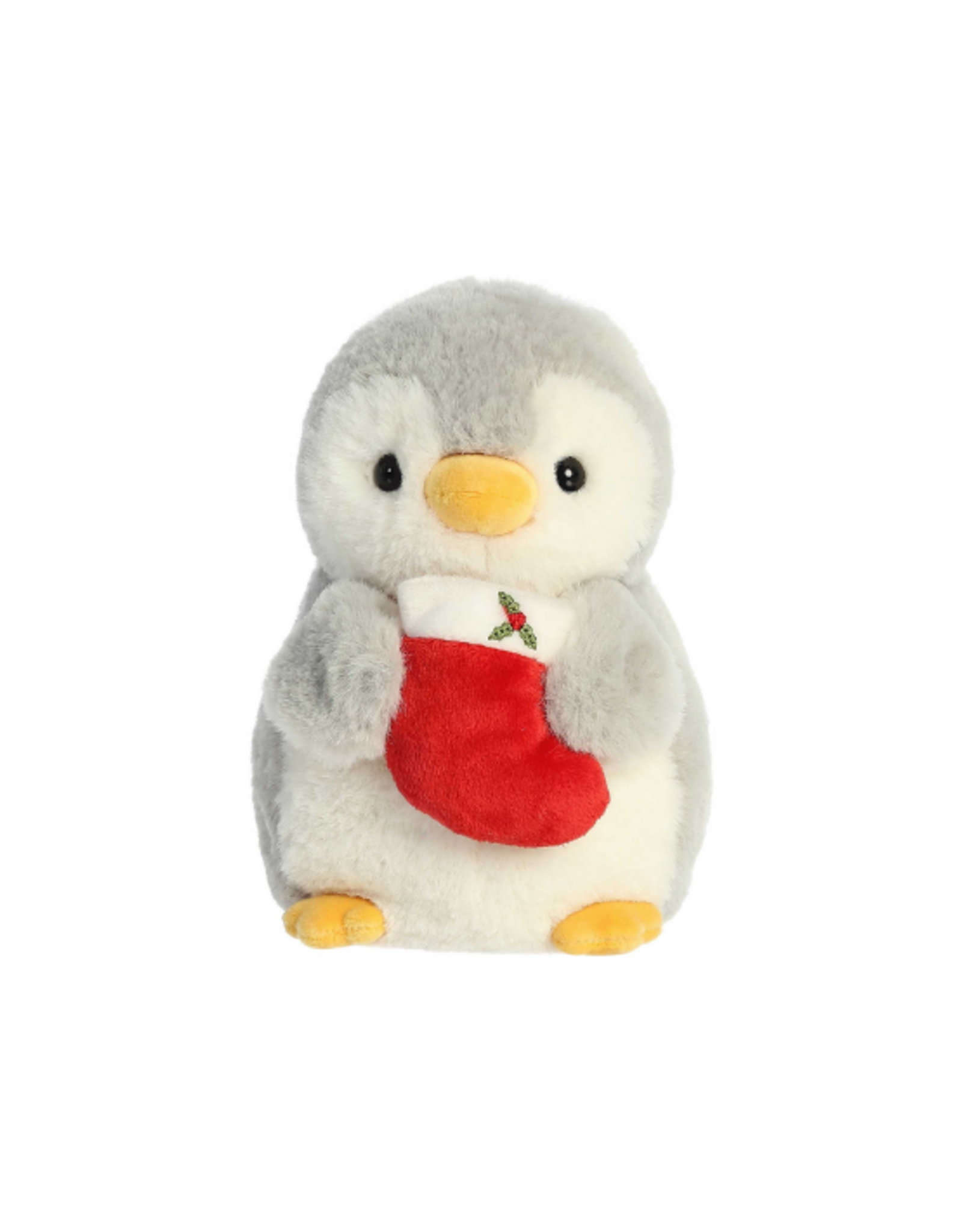 Aurora Aurora - PomPom Penguin™ - 8" Pompom With Stocking