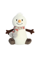 Aurora Aurora - Holiday Land of Lils 10" Wren Snowman With Scarf Aurora Aurora - Holiday Land of Lils 10" Wren Snowman With Scarf
