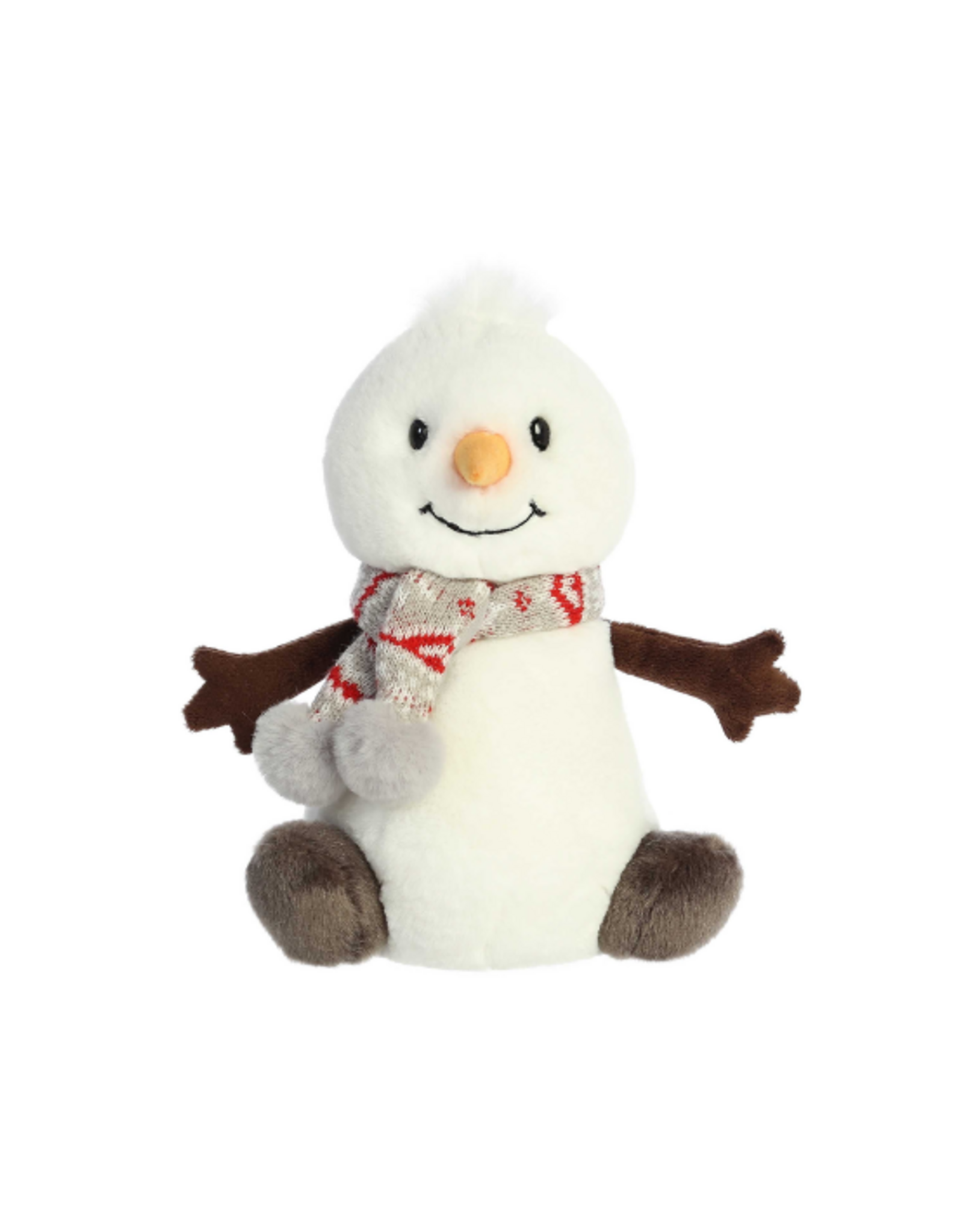 Aurora Aurora - Holiday Land of Lils 10" Wren Snowman With Scarf