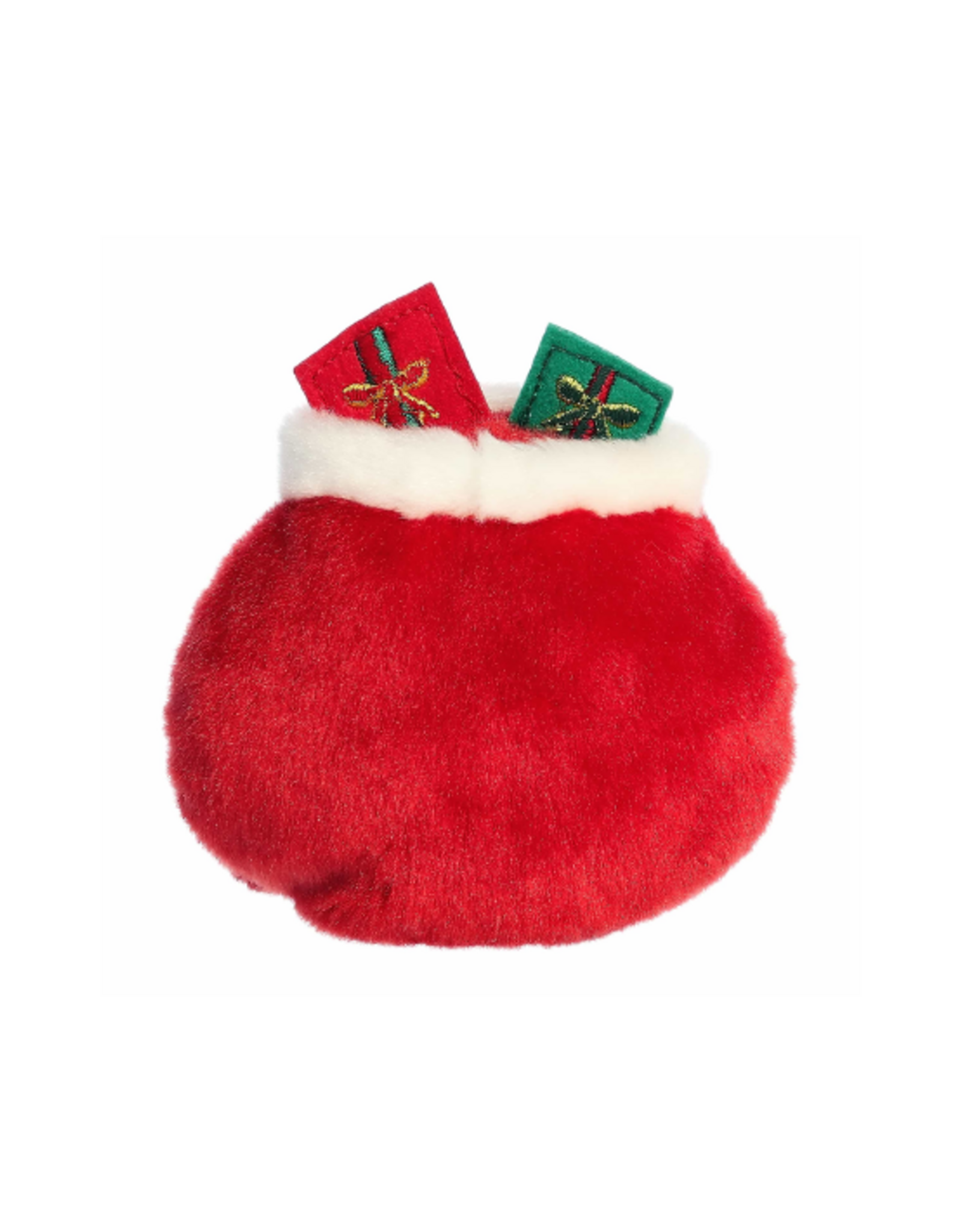 Aurora Aurora - Palm Pals 5" Velvet Santa Bag