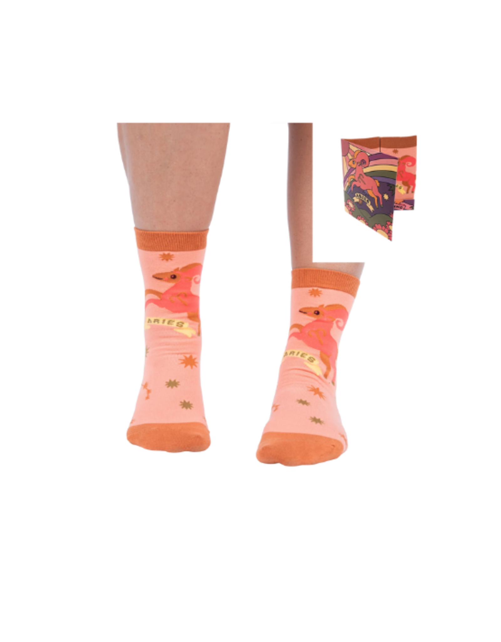 Sock It To Me Sock It To Me - Aries Greeting Card with Socks