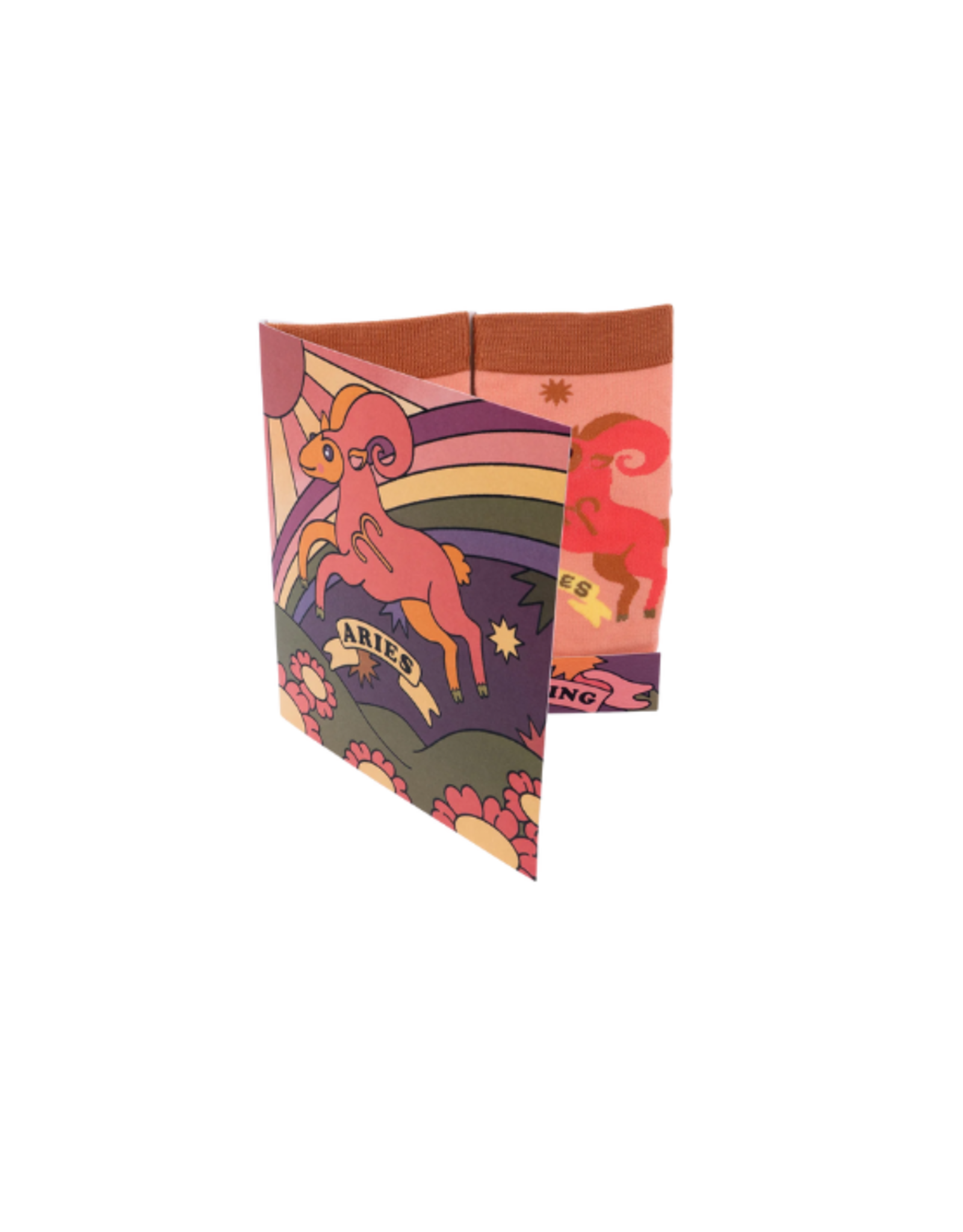 Sock It To Me Sock It To Me - Aries Greeting Card with Socks