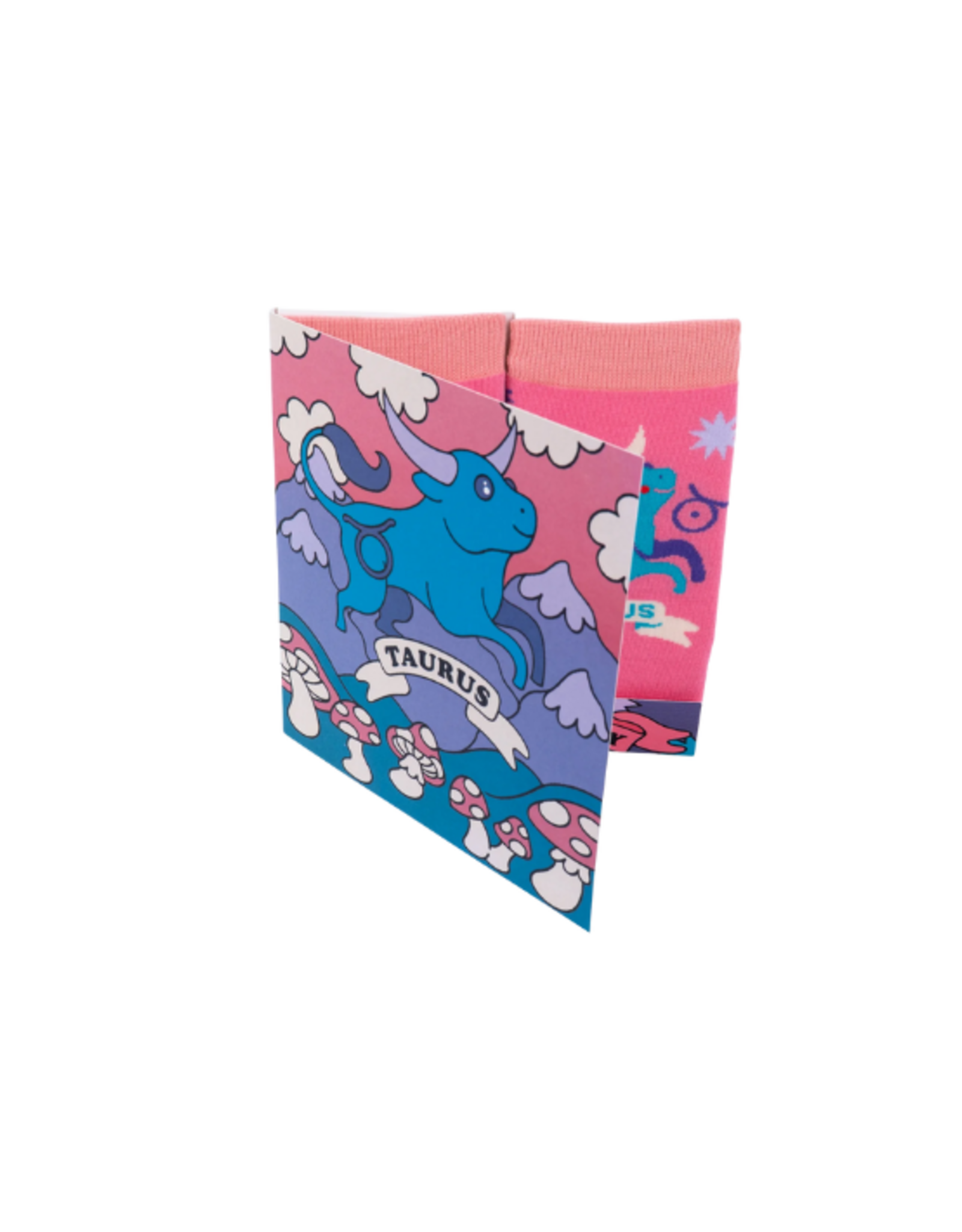 Sock It To Me Sock It To Me - Taurus Greeting Card with Socks
