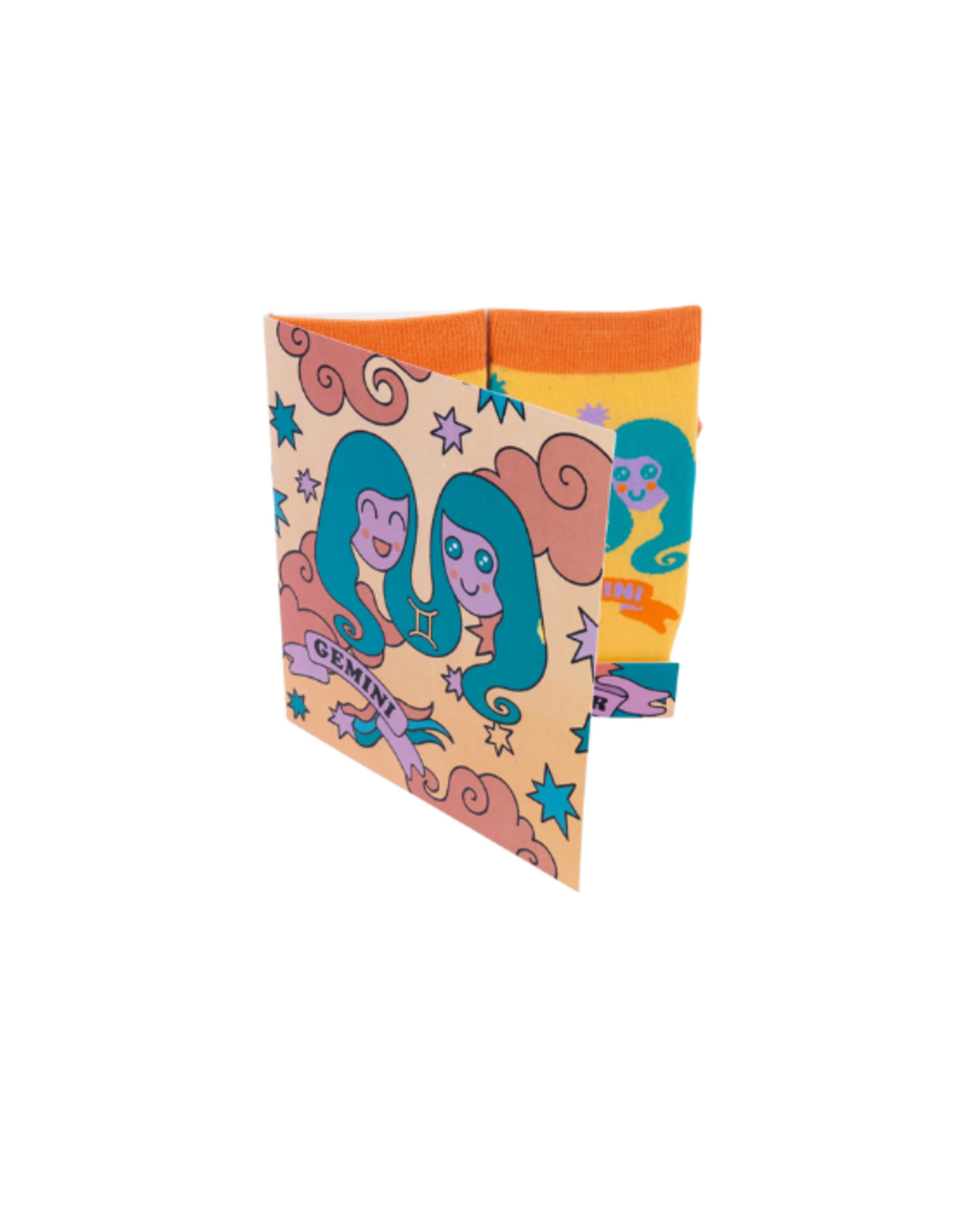 Sock It To Me Sock It To Me - Gemini Greeting Card with Socks