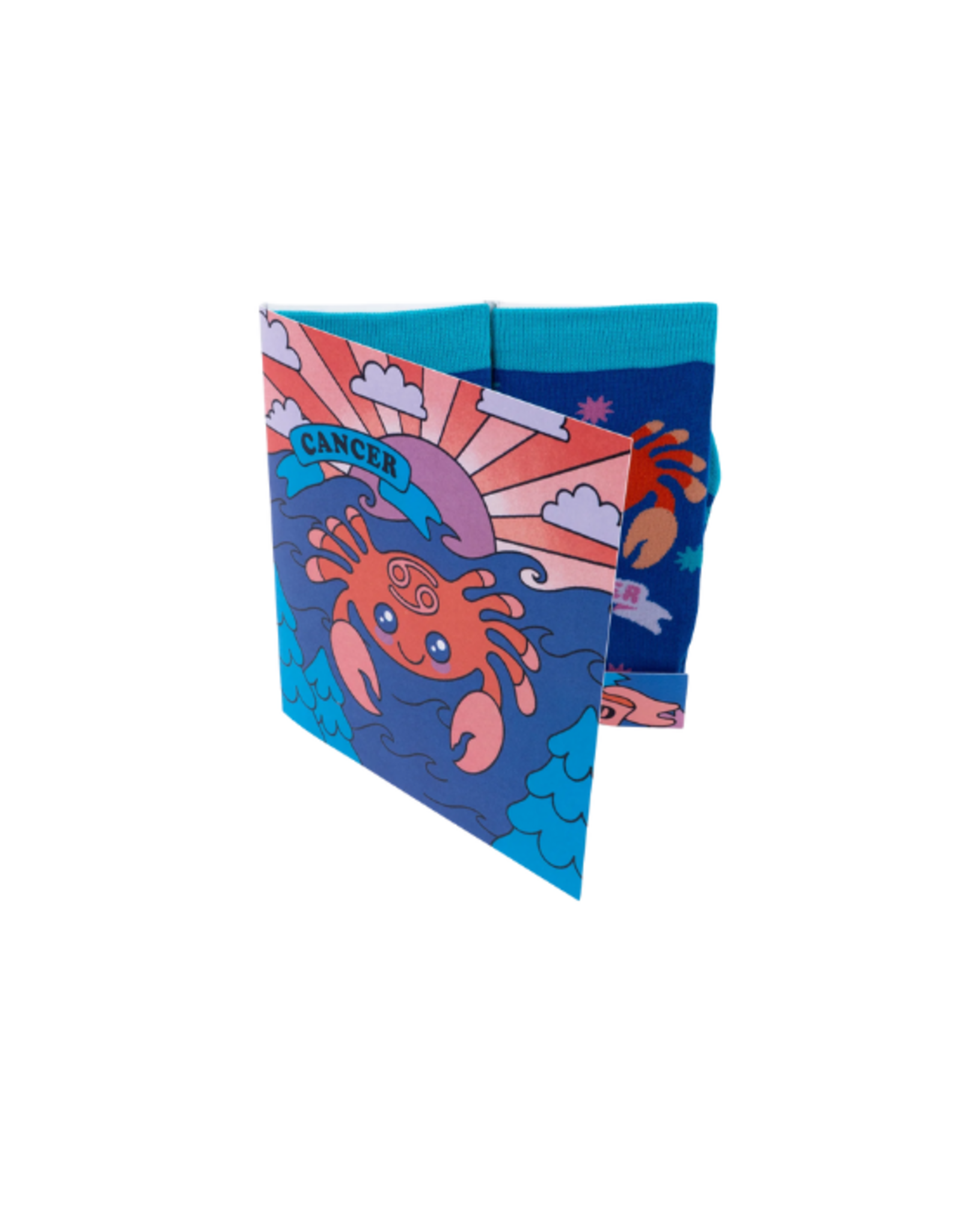 Sock It To Me Sock It To Me - Cancer Greeting Card with Socks