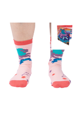Sock It To Me Sock It To Me - Leo Greeting Card with Socks
