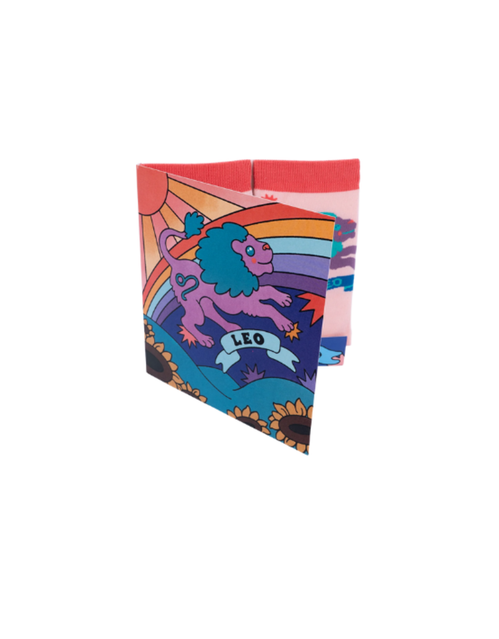 Sock It To Me Sock It To Me - Leo Greeting Card with Socks