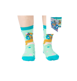 Sock It To Me Virgo Greeting Card with Socks Sock It To Me Virgo Greeting Card with Socks