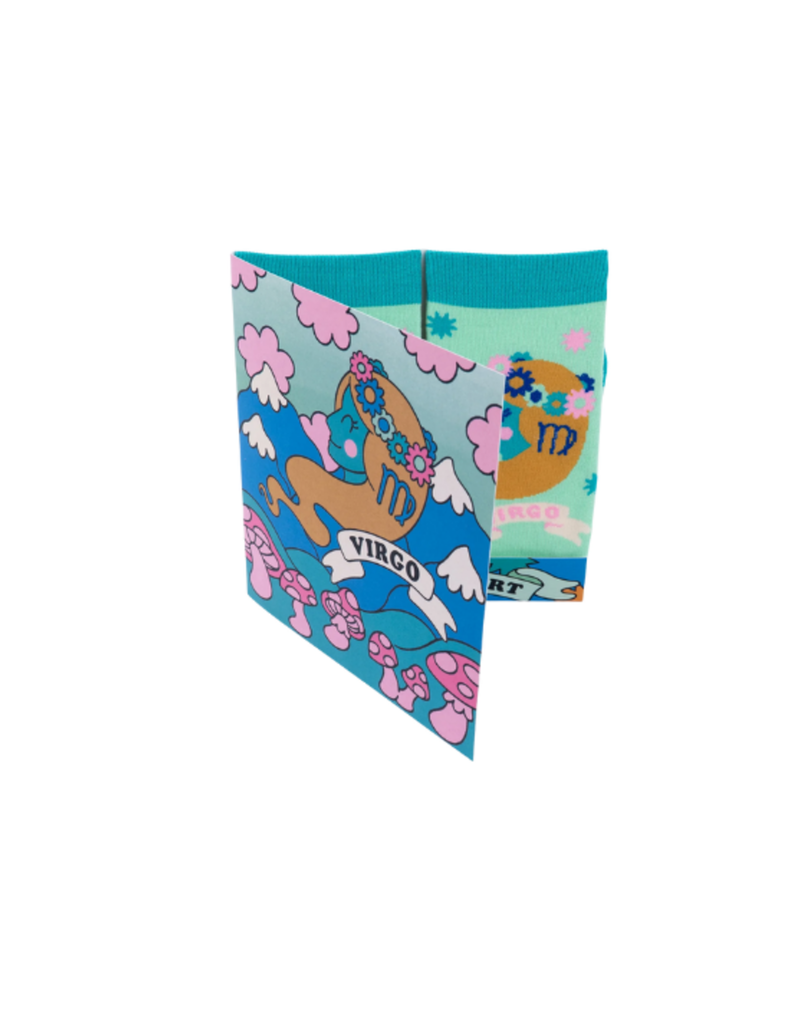 Sock It To Me Sock It To Me - Virgo Greeting Card with Socks