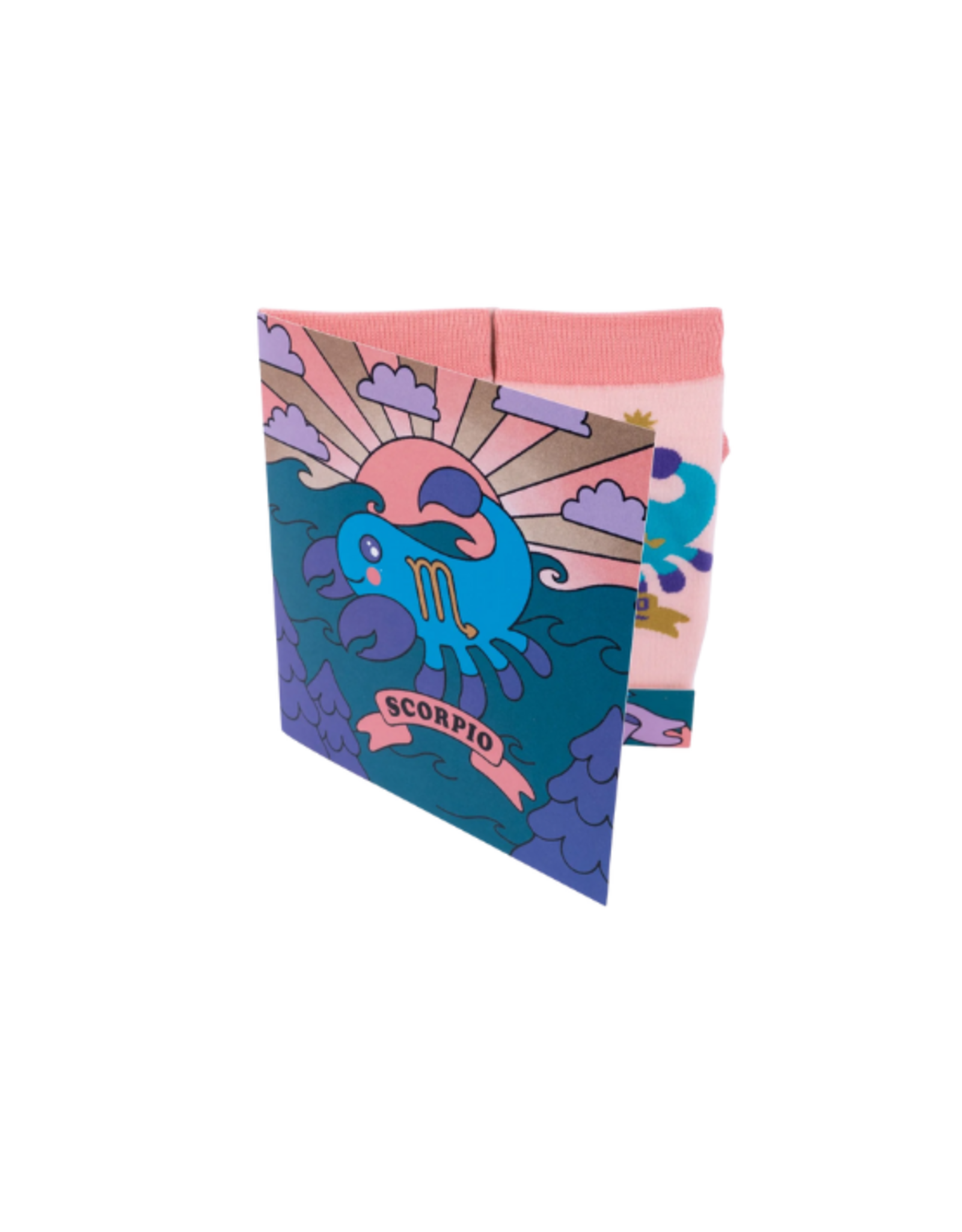 Sock It To Me Sock It To Me - Scorpio Greeting Card with Socks
