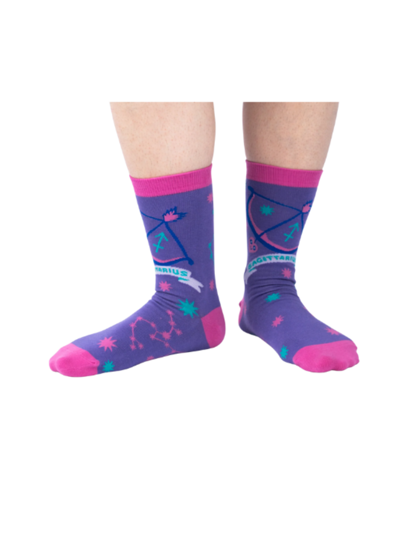 Sock It To Me Sock It To Me - Sagittarius Greeting Card with Socks