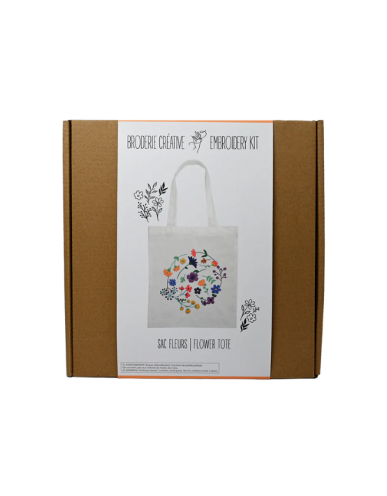 PBI Art PBI Art - Flower Tote Bag Embroidery Kit