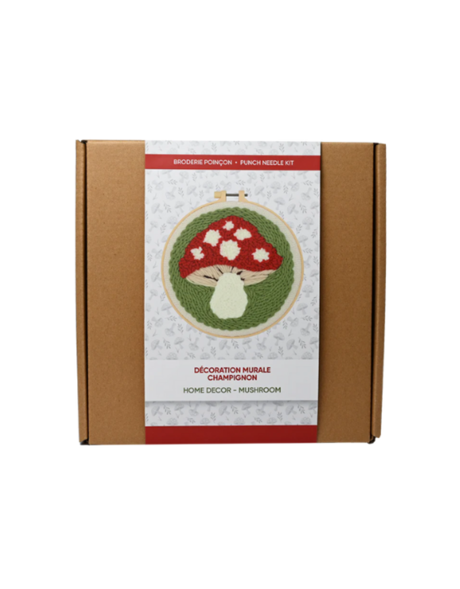 PBI Art PBI Art - Mushroom Home Décor Punch Needle Kit