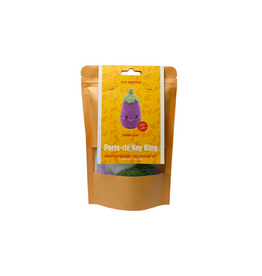 PBI Art Eggplant Key Ring DIY Crochet Kit