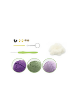 PBI Art PBI Art - Eggplant Key Ring DIY Crochet Kit PBI Art PBI Art - Eggplant Key Ring DIY Crochet Kit