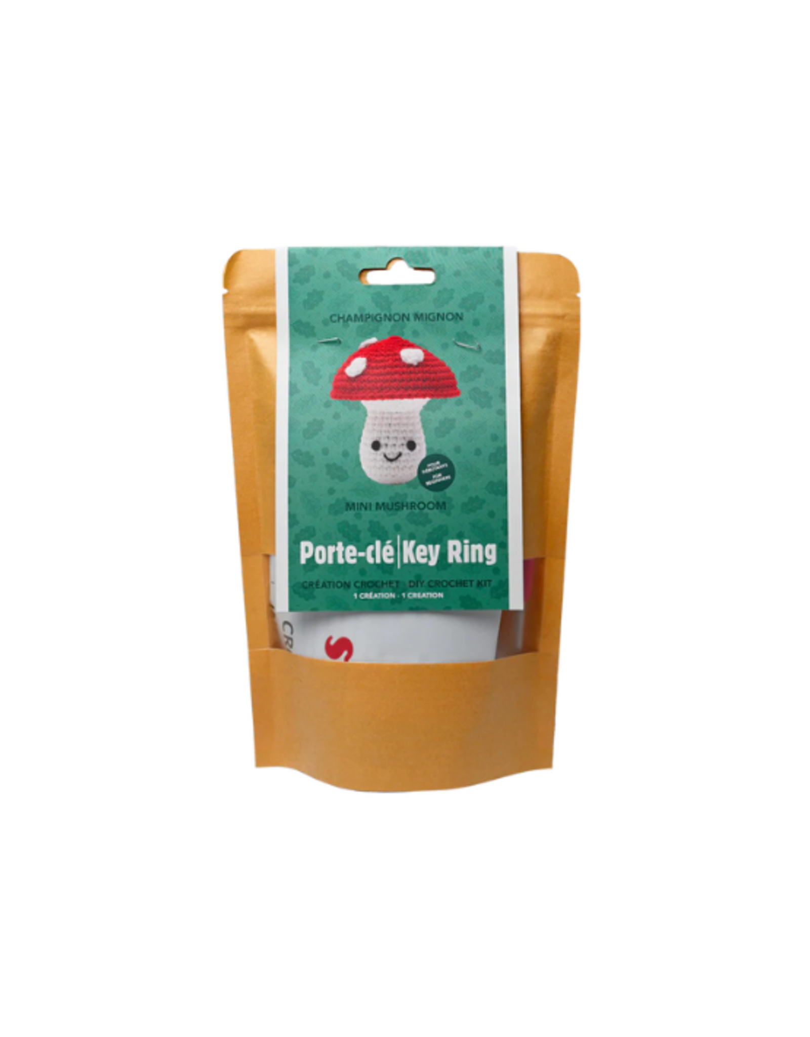 PBI Art PBI Art - Mini Mushroom Key Ring DIY Crochet Kit