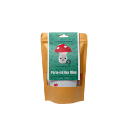 PBI Art Mini Mushroom Key Ring DIY Crochet Kit