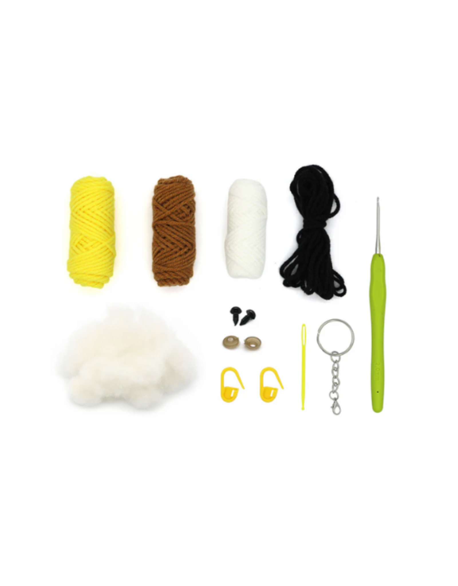 PBI Art PBI Art - Banana Buddy Key Ring DIY Crochet Kit
