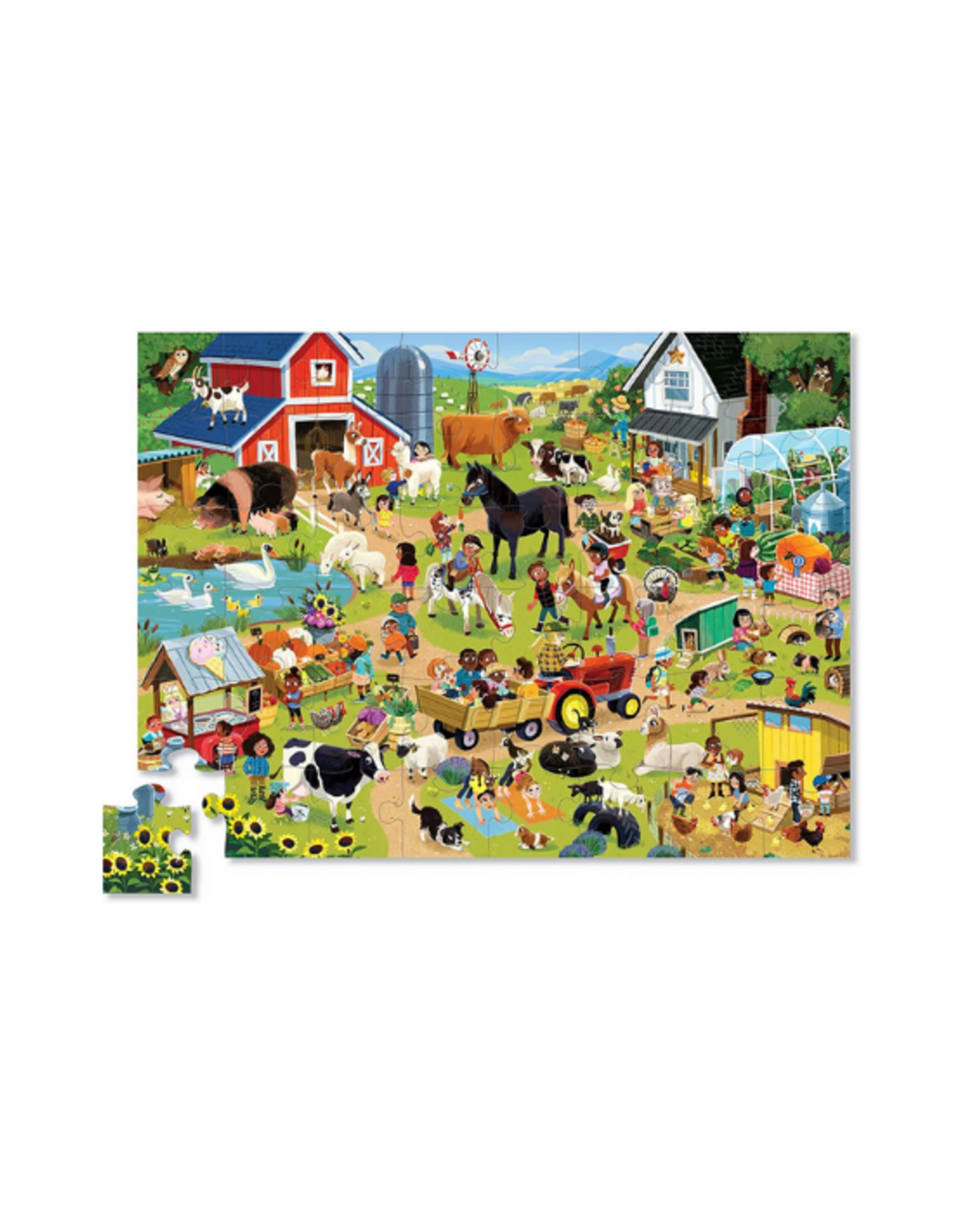 Crocodile Creek - Day at the Farm 48pcs