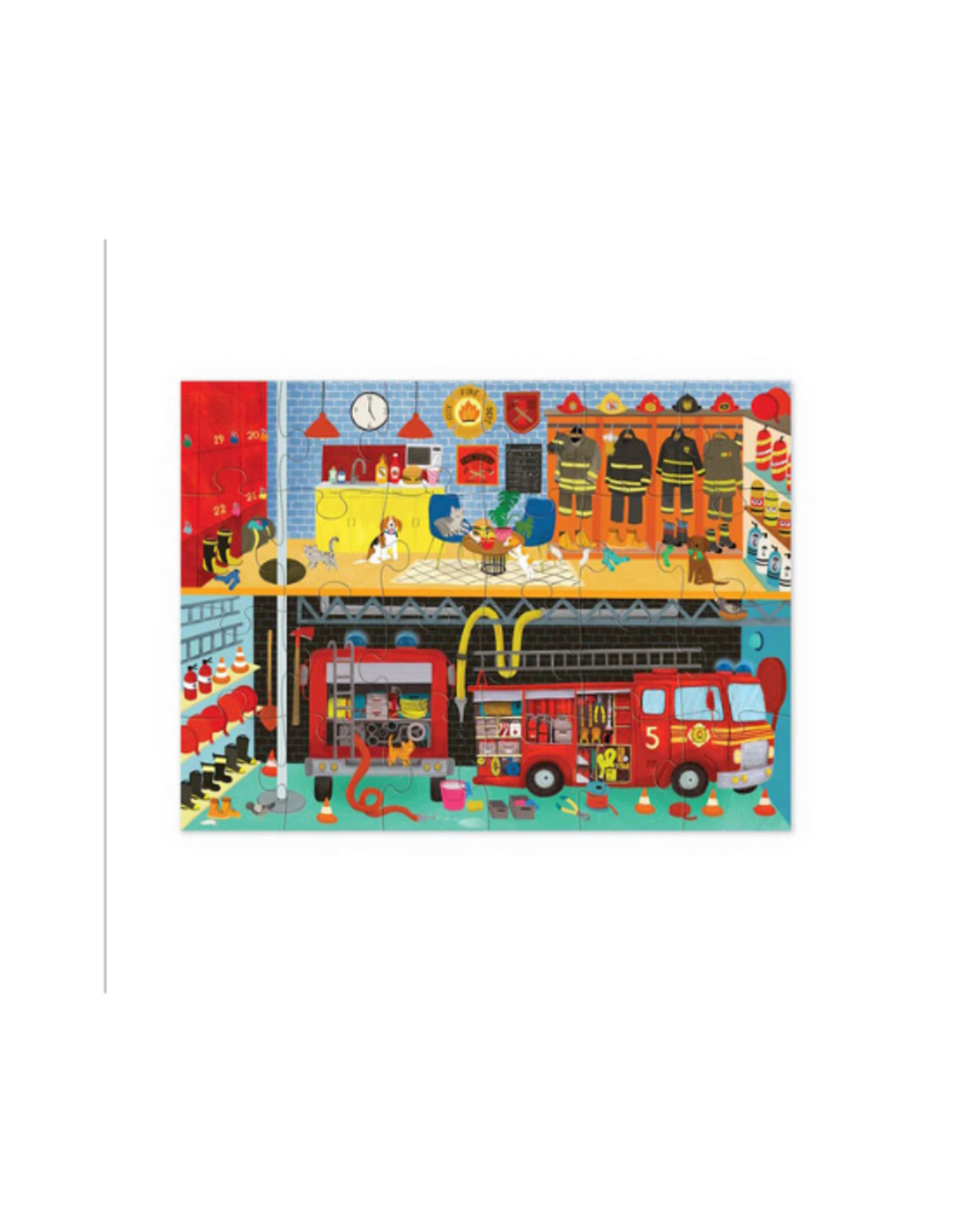 Crocodile Creek - Puzzle/Fire House 24pcs